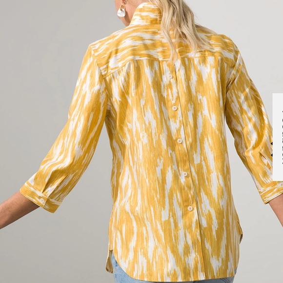 NEW CHICO’S NO IRON Button Back Tunic Size:0 - Picture 2 of 5